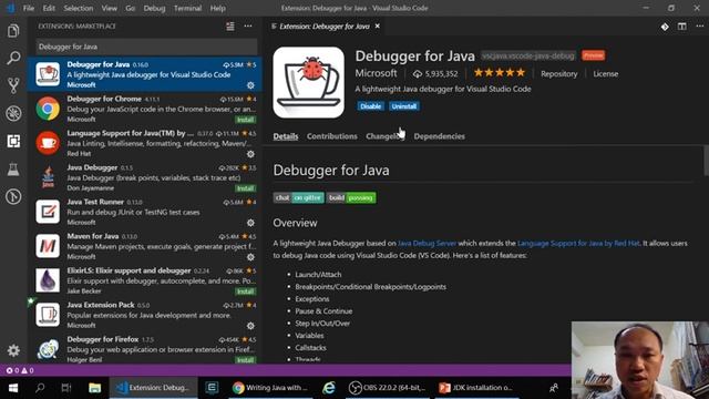 01_Java programming editor Visual Studio Code (VS Code) смотреть онлайн
