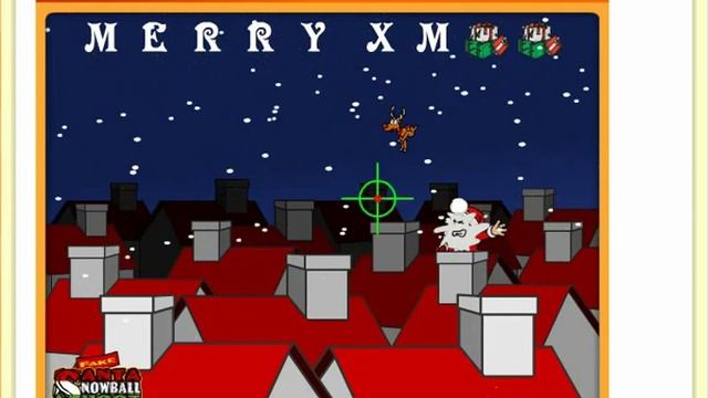 Santa snowball shoot - Game for kid | Merry christmas santa shoot смотреть онлайн