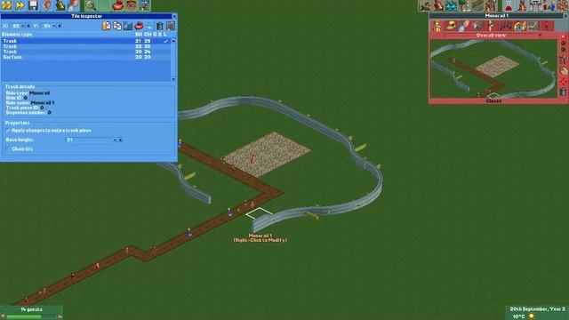 Git gud at OpenRCT2 #19: Making curved walls with monorail track pieces смотреть онлайн