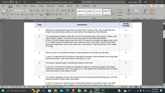 Exp19_Excel_Ch07_Cap_Real_Estate | Excel Ch07 Real Estate | MYLABIT Pearson 100% смотреть онлайн