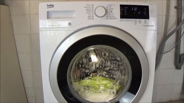 Cotton Eco wash program BEKO WMY 71483 LMB2 Washing machine, coton, algodon lavadora movie #161 смотреть онлайн