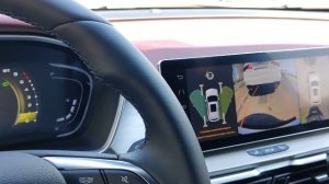 Geely Coolray 2023. Автоматический выезд из параллельной парковки.