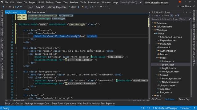 Better Authentication Controls in Blazor - A TimCo Retail Manager Video смотреть онлайн