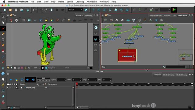 Toon Boom Harmony: Node Backdrops