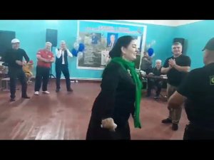 Во дворце спорта танцует Эльмира Валиева. 60-летие Джамала Нажмудинова .с.Караузек - 06.10.2023 г..