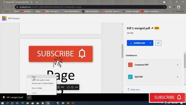 How to merge PDF files into one in bangla | смотреть онлайн