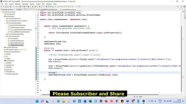 How to Use WebElementFacade & WebElement in Serenity BDD ? | #NATASATech #SerenityBDD смотреть онлайн