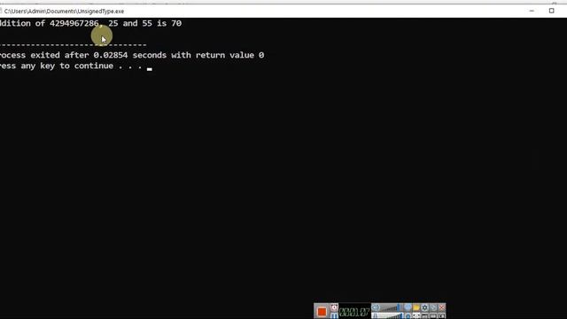 C Programming - Format Specifier | Unsigned Integer Data Type смотреть онлайн