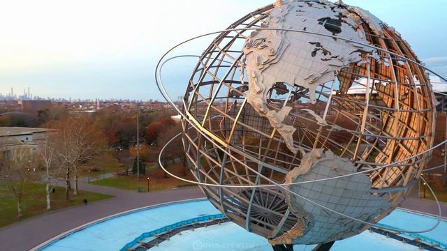 Flushing Meadows Corona Park, Queens - 4k смотреть онлайн