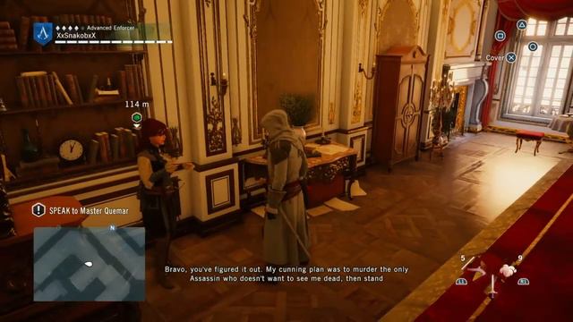 Accusing Elise in AC Unity смотреть онлайн