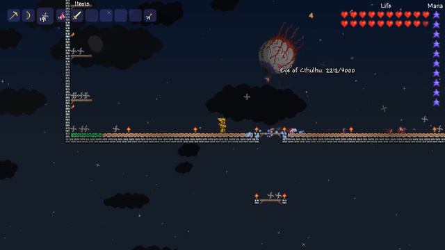 Adventures in Terraria - 01 - You Ain't The Boss Of Me (Eye Of Cthulhu) смотреть онлайн