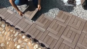 Модульные садовые дорожки - паркет
