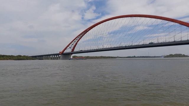 Новосибирск. Бугринский мост через Обь смотреть онлайн