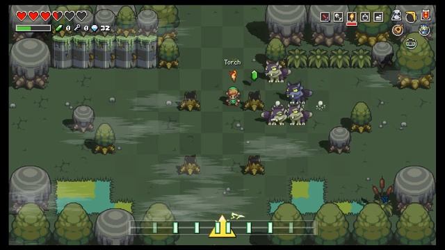 How to traverse The Lost Woods in Cadence Of Hyrule using Tingle's Dowser смотреть онлайн