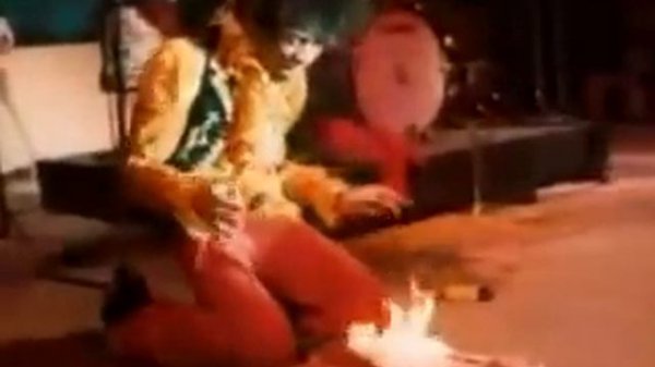 Jimi Hendrix Wild Thing Guitar Sacrifice YouTube