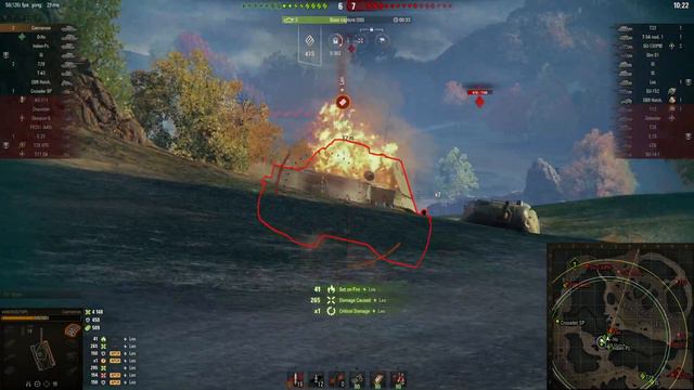 World of Tanks Caernarvon 2238 EXP смотреть онлайн
