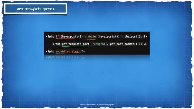 get_template_part() - Pillole da WordPress AndMore смотреть онлайн