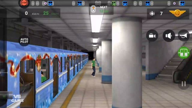 Christmas Train | Subway Simulator 3D Android Gameplay смотреть онлайн