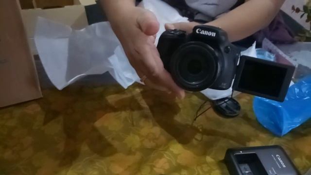 UNBOXING NEW CAMERA CANON SX 60 HS 65x optical zoom смотреть онлайн