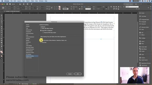 How to Paste Formatted Text From Word to Adobe Indesign Italics Bold (4k UHD) смотреть онлайн