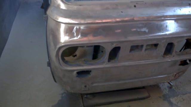 Пескоструйная обработка рамки лобового стекла ★ Fiat 850 Familiare ★ МИРовой влог смотреть онлайн