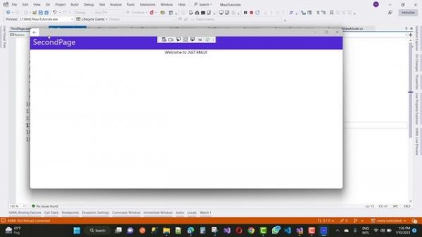 Navigation in .NET MAUI | Move from one page to another in MAUI