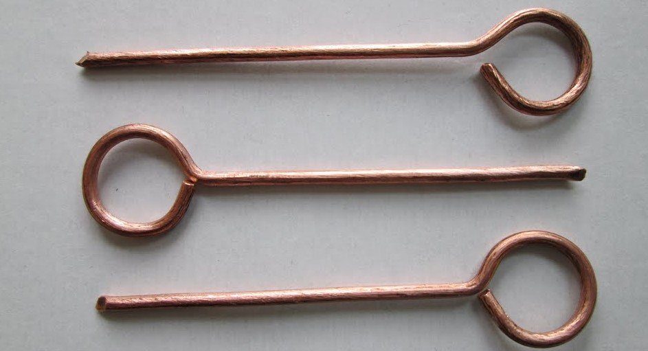 Изготовление медного гвоздя для защиты от фитофторы помидоров