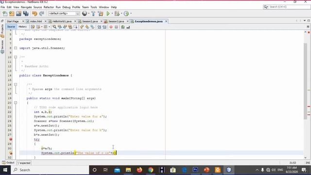 Exception Handling in JAVA | TRY, CATCH Clauses | Home of PRogramming смотреть онлайн