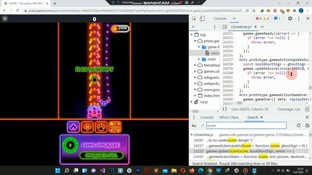 Neon blaster telegram hack смотреть онлайн