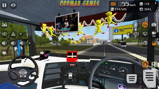 Bus Simulator Indonesia: BUSSID #42 Car Transporter MOD! Android gameplay смотреть онлайн