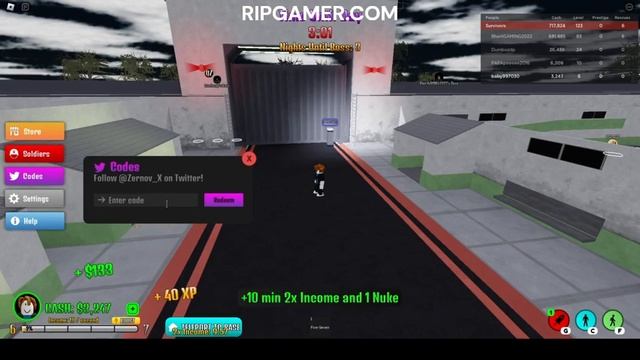 All Secret The resistance tycoon Codes 2023 | Codes for The resistance tycoon 2023 - Roblox Code смотреть онлайн