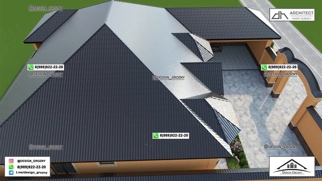 ДОМ НА УЧАСТКЕ 5 СОТОК . ОДНОЭТАЖНЫЙ ДОМ В ГОРОДЕ ГРОЗНЫЙ #проектыдомов #проект #красивыепроекты смотреть онлайн