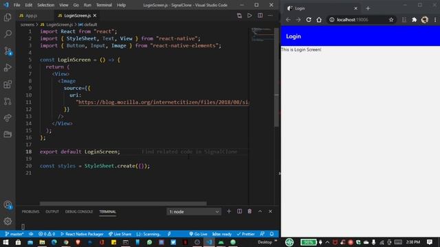 part 1 : SignalClone Using React Native && Firebase смотреть онлайн