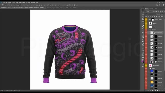 How To Make A 3d Mockup Of Tshirt | Longsleeve | Photoshop | Pixel Logic #howto #ad #ad #creative
