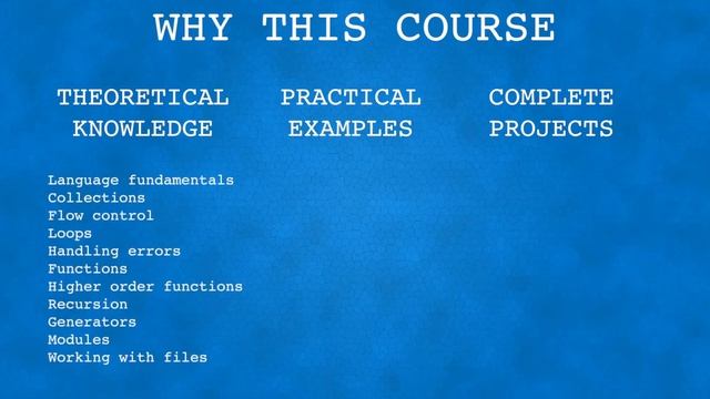 Complete Python 3 development masterclass смотреть онлайн