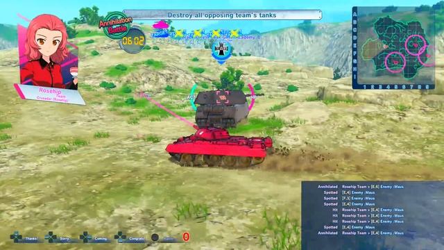 Girls Und Panzer: Dream Tank Match Crusader (Rosehip Ver.) смотреть онлайн