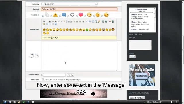 Tutorial - How to Start a Forum Thread on The Magic Network смотреть онлайн
