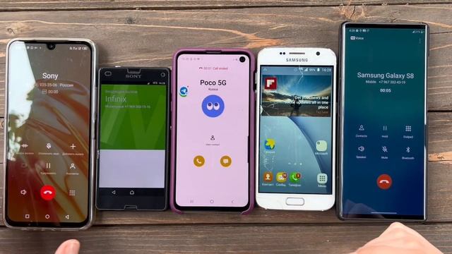Five Incoming Call Sony Xperia Z Vs Lg Wing & infinity/ Samsung S10e & Samsung S7 смотреть онлайн