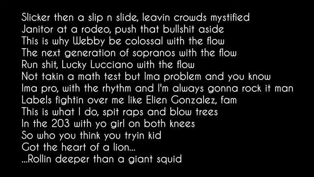 Chris Webby - Webster Morgan (Lyrics) смотреть онлайн