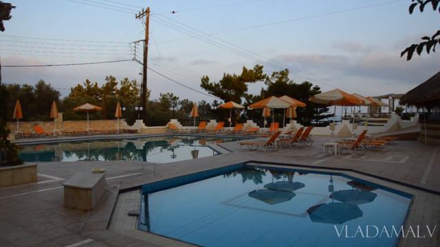 Остров Крит.Греция Отель Rethymno Sunset \ Прогулка к морю Crete \ Greece смотреть онлайн
