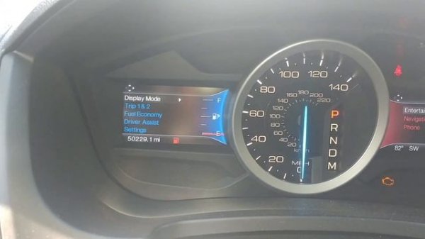 2014 Ford Explorer oil life reset procedure