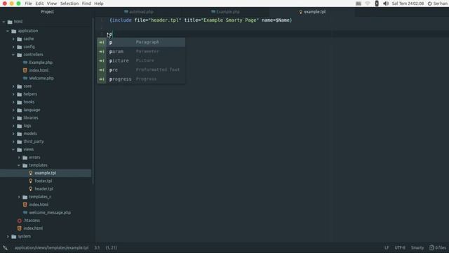Codeigniter ile Smarty Template Engine Kullanımı смотреть онлайн
