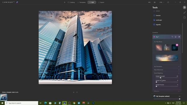 Sky replacement in Luminar AI смотреть онлайн