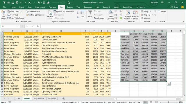 Excel Data Consolidation: Excel Consolidate - Episode 2190 смотреть онлайн