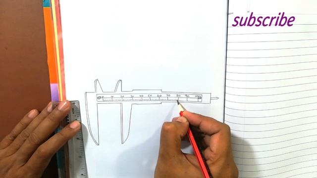 Vernier Calliper Drawing смотреть онлайн