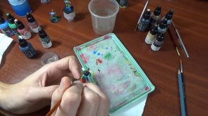 Покрас миниатюр. Начало. Тени.