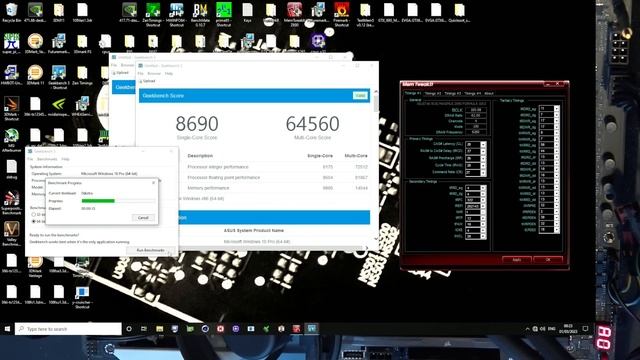 Overclocking 4x16GB of DDR5 to score 14000 points in Geekbench 3 multicore memory смотреть онлайн