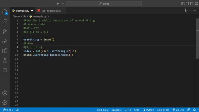 Midfix of 3 in Python / How to Tutorial смотреть онлайн