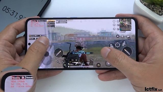 Xiaomi 12T PUBG Gaming Test 90FPS | Dimensity 8100 Ultra, 120Hz Display
