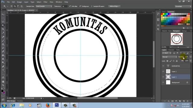 Cara Desain Logo Komunitas Keren Dengan Photoshop